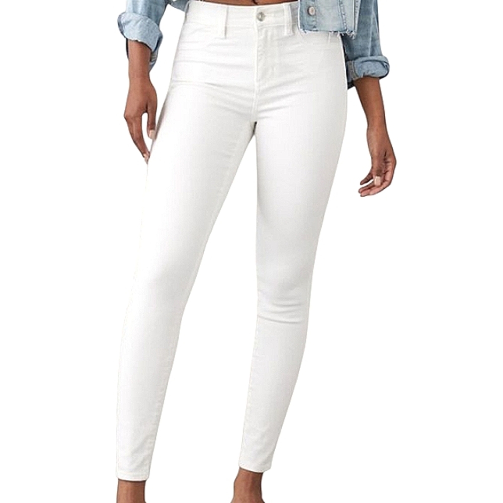 American Eagle Outfitters Women's Crisp White Skinny Jeans Size 20 Short  NWT - Picture 3 of 11